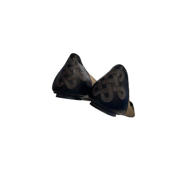 DVF Diane Von Furstenberg Olive Suede Ballet‎ Flat Size 6 - Picture 8 of 10